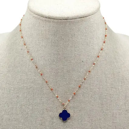 Beat Orange Blue Necklace