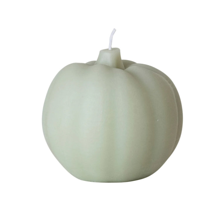 Unscented Pumpkin Shaped Candle | Sage