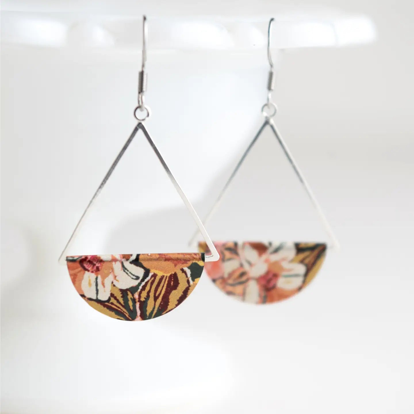 Sweet Pea Earrings - Silver