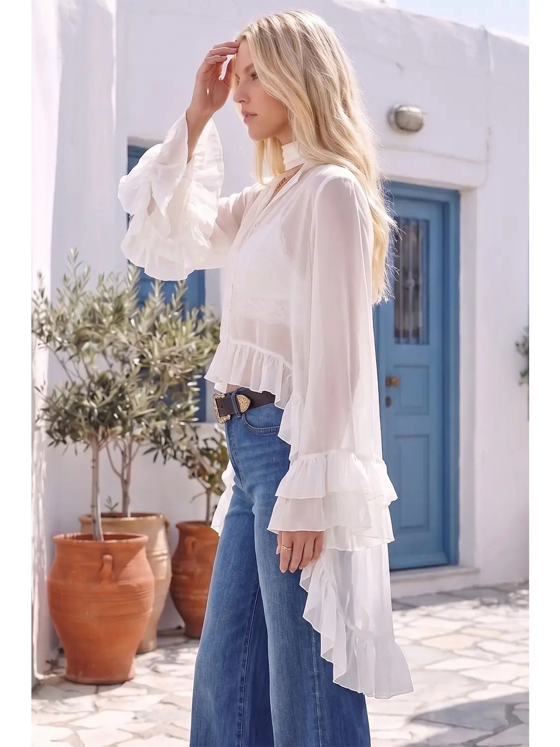 Deliah Ruffled Blouse