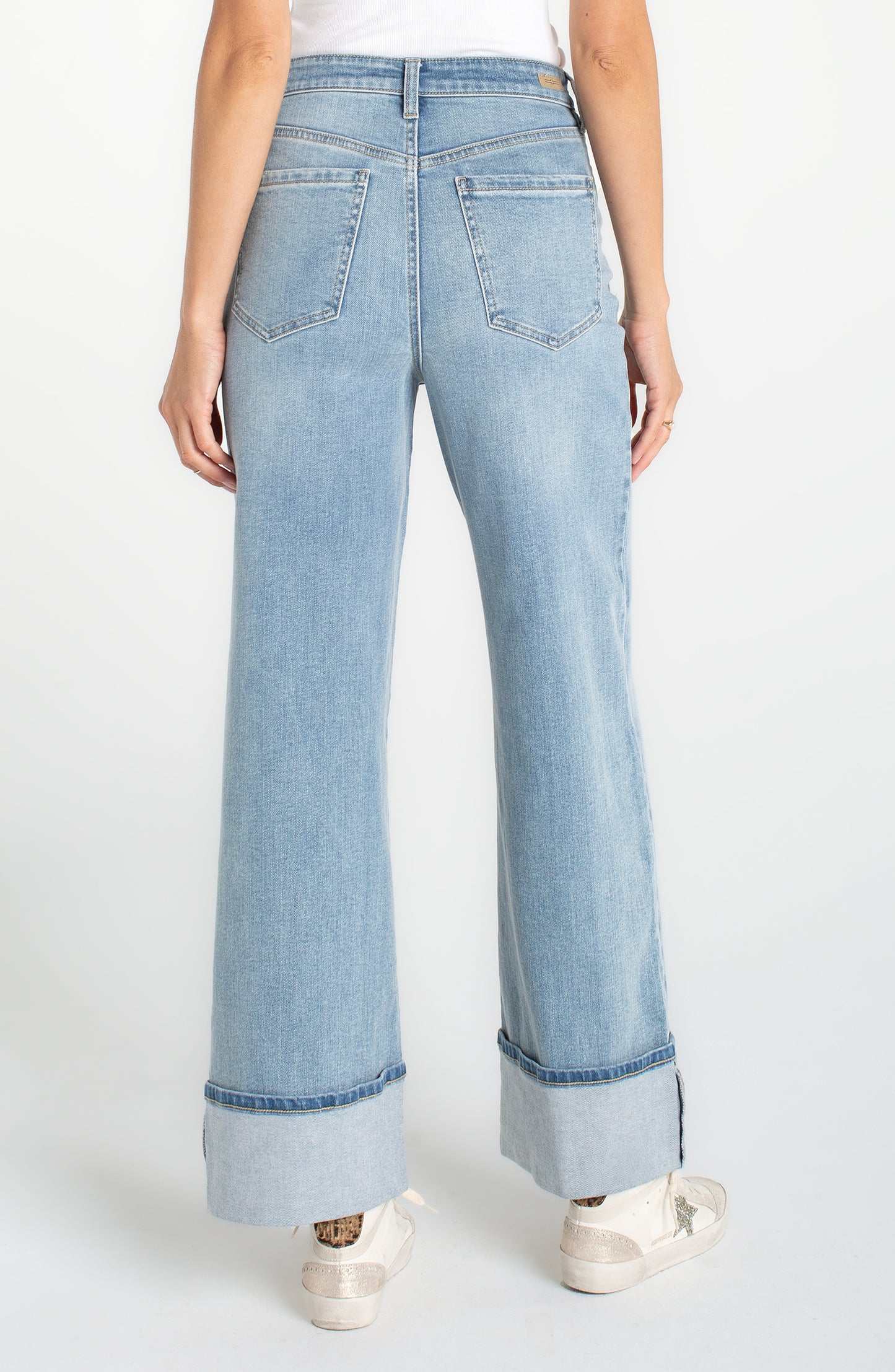 Liverpool Morgan High Rise Cuffed Wide Leg | Rincon Beach