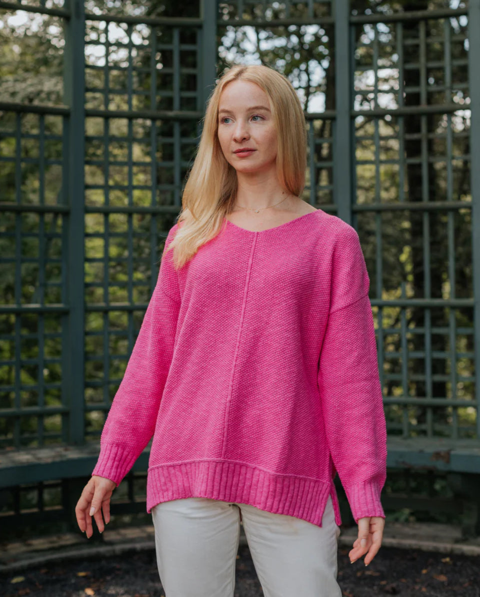 Long Sleeve Seed Stitch Top