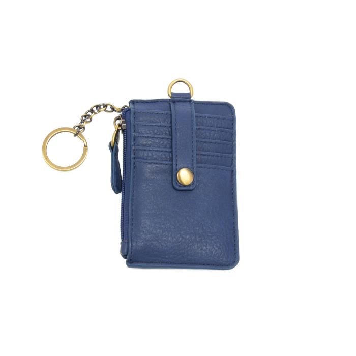 Dolly Small Card Wallet with Keyring | Navy