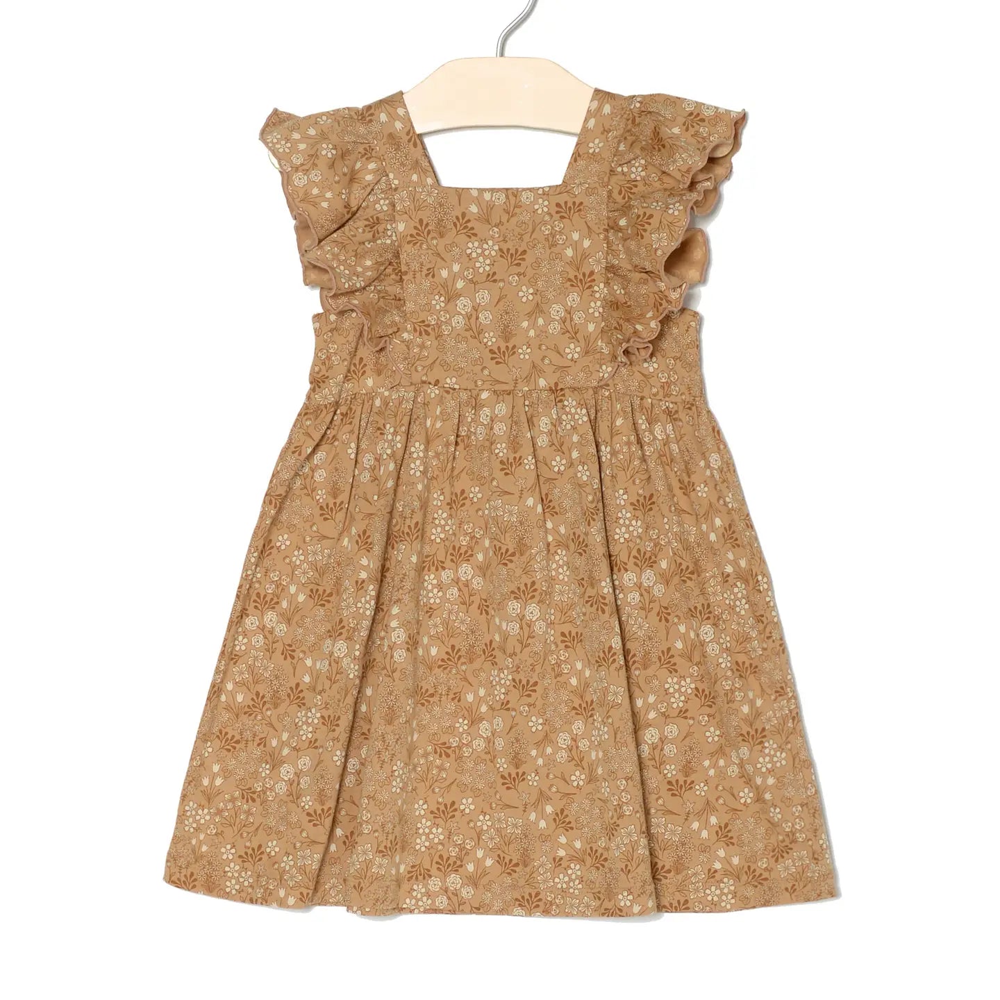 Girl Flutter Tank Dress | Golden Garden