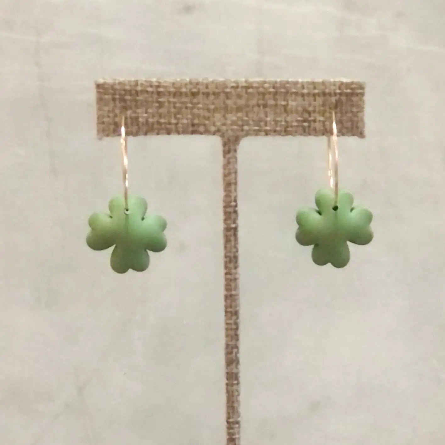Shamrock Hoop Earrings