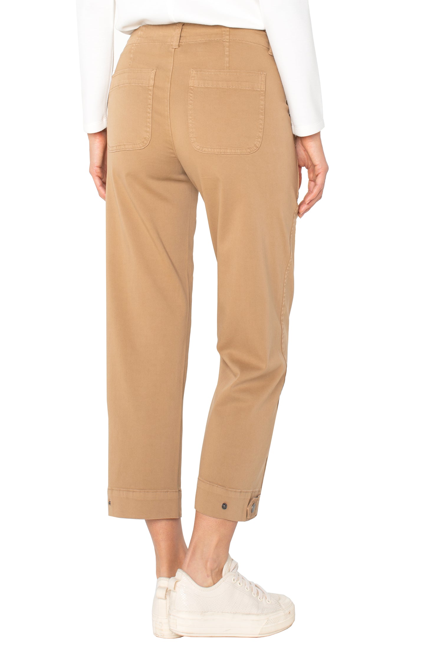 Liverpool Utility Crop Pants | Camel