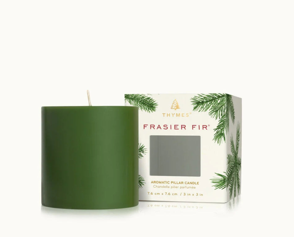 Frasier Fir Pillar Candle, Small
