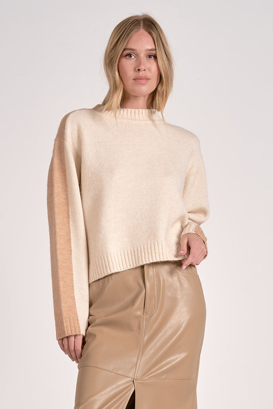 Reine Color Block Sweater