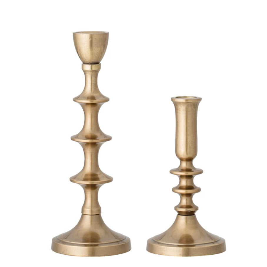Metal Taper Holders with Antique Finish (Multiple Sizes)
