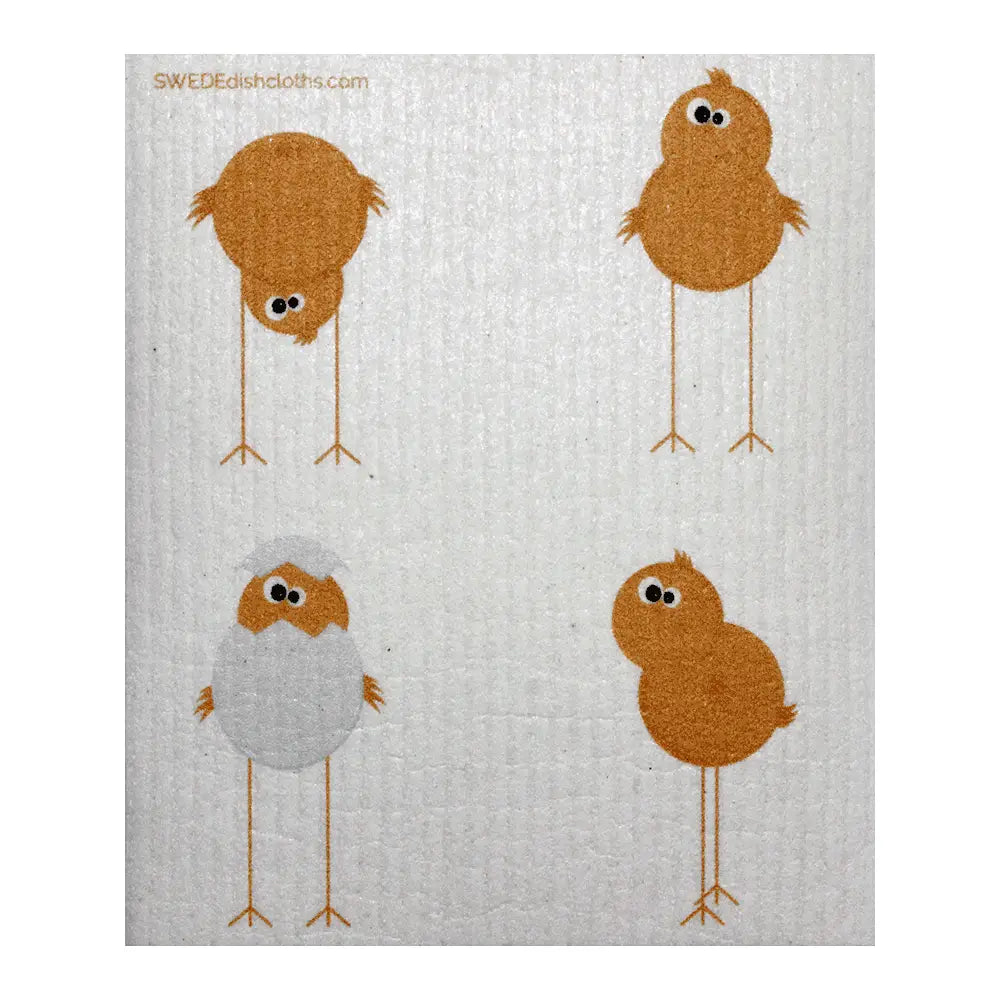 Three Bluebirds Swedish Dishcloths