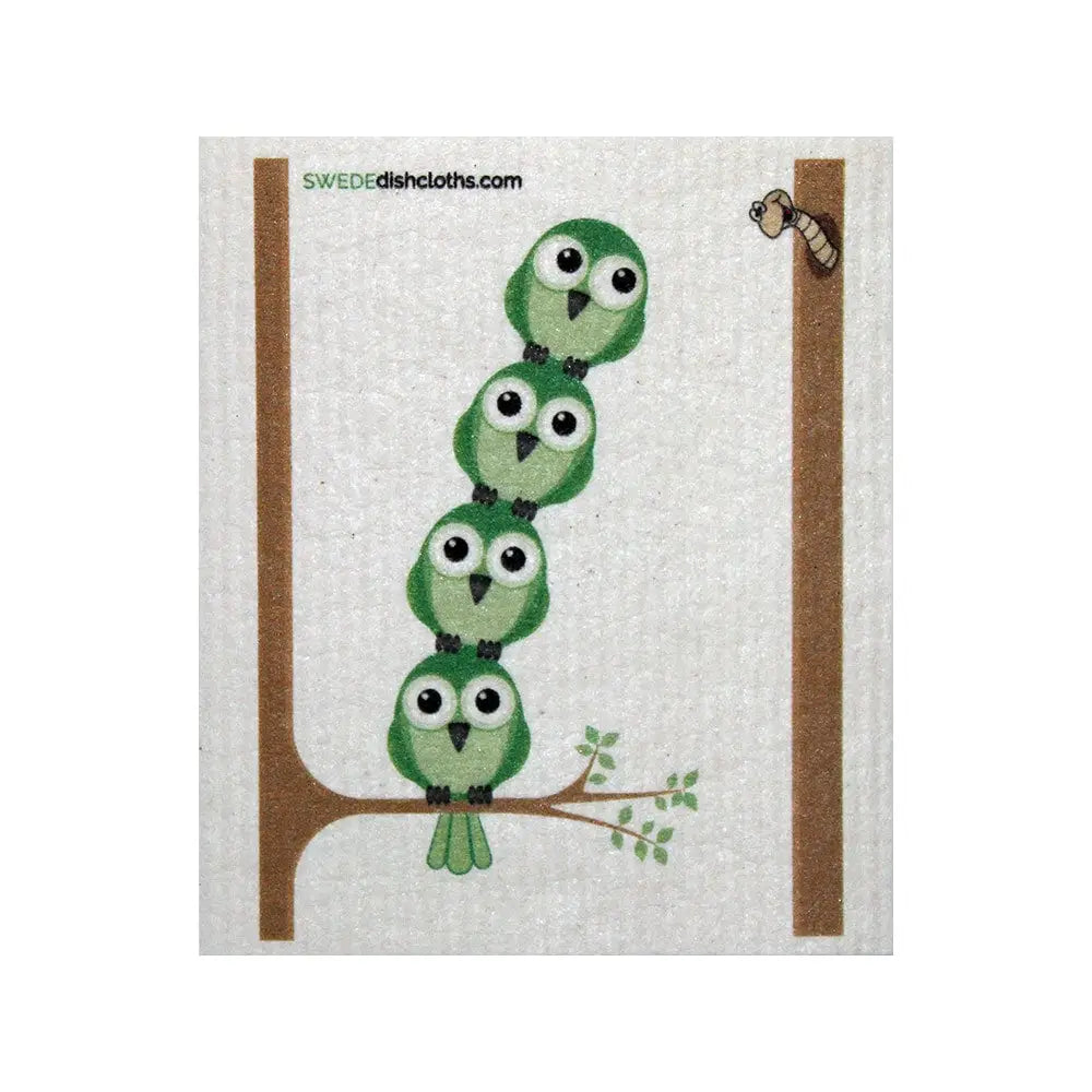 Three Bluebirds Swedish Dishcloths