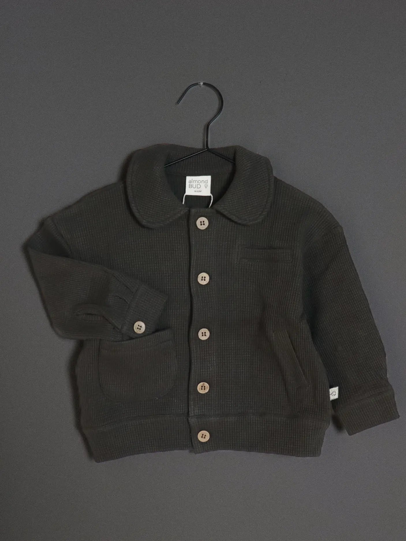 Waffle Jacket | Deep Green Brown