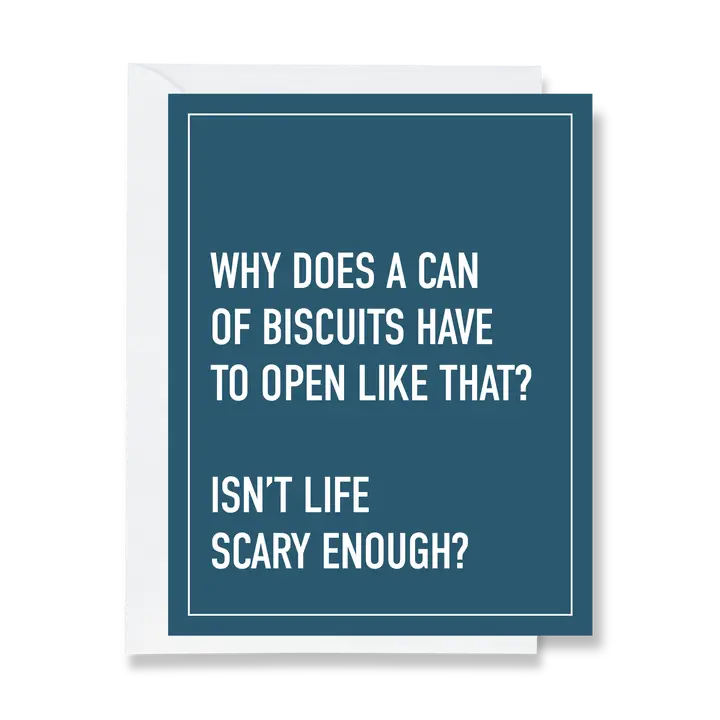 Life Is Scary Greeting Card
