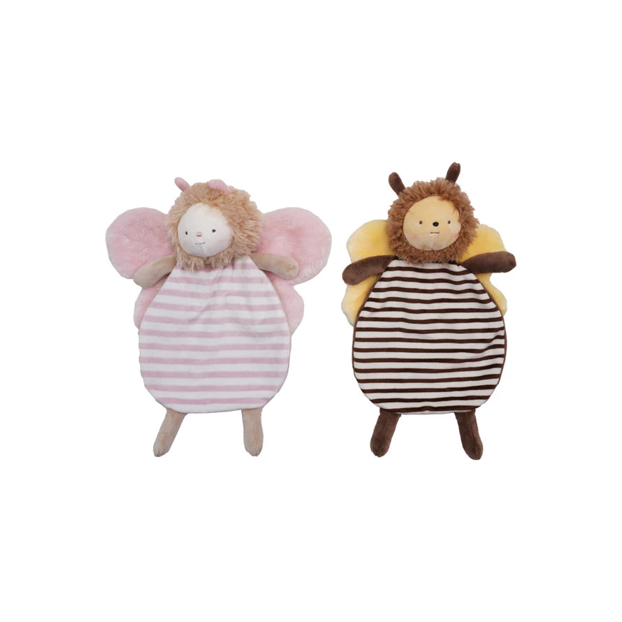 Plush Striped Bee Snuggle Toy
