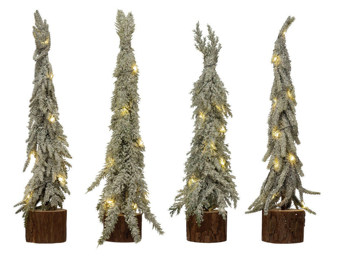 Faux Fir Tree with LED Lights