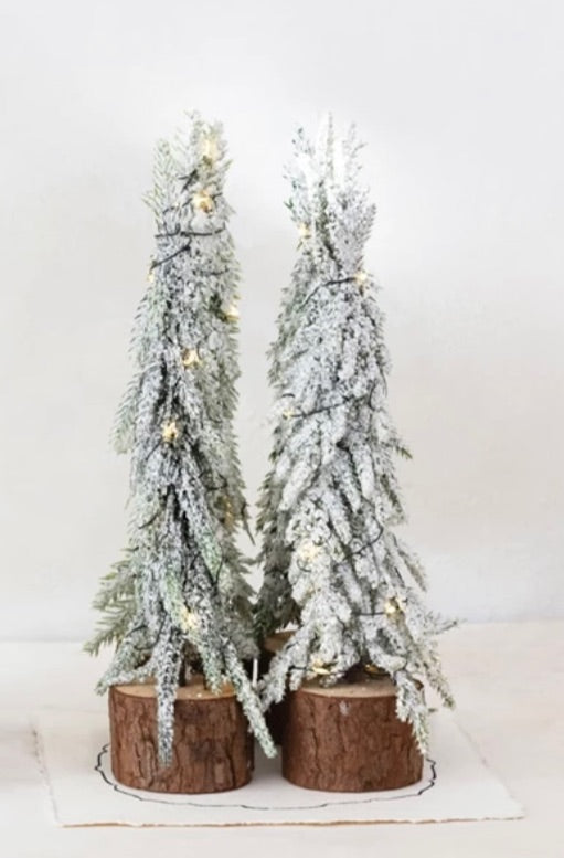 Faux Fir Tree with LED Lights