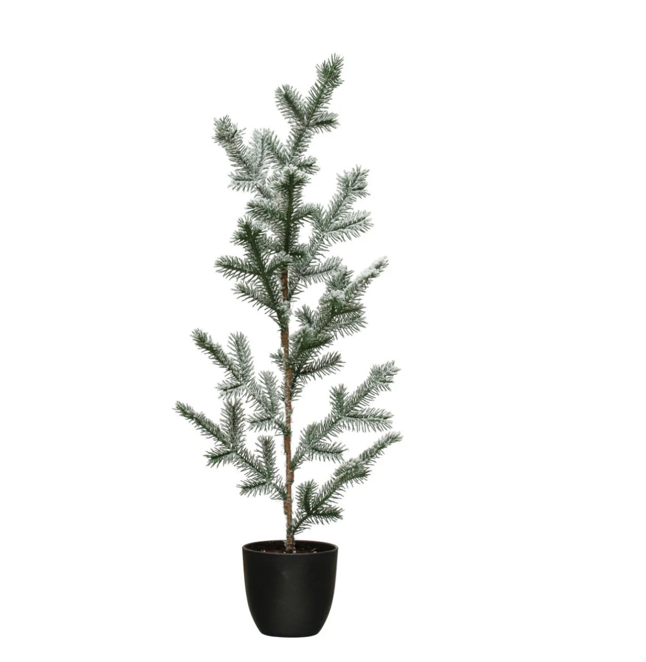 Faux Pine Tree in Plastic Pot