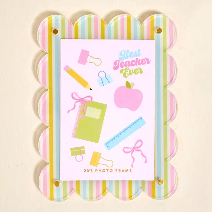 Mini Acrylic Picture Frame Magnet | Color Me Happy