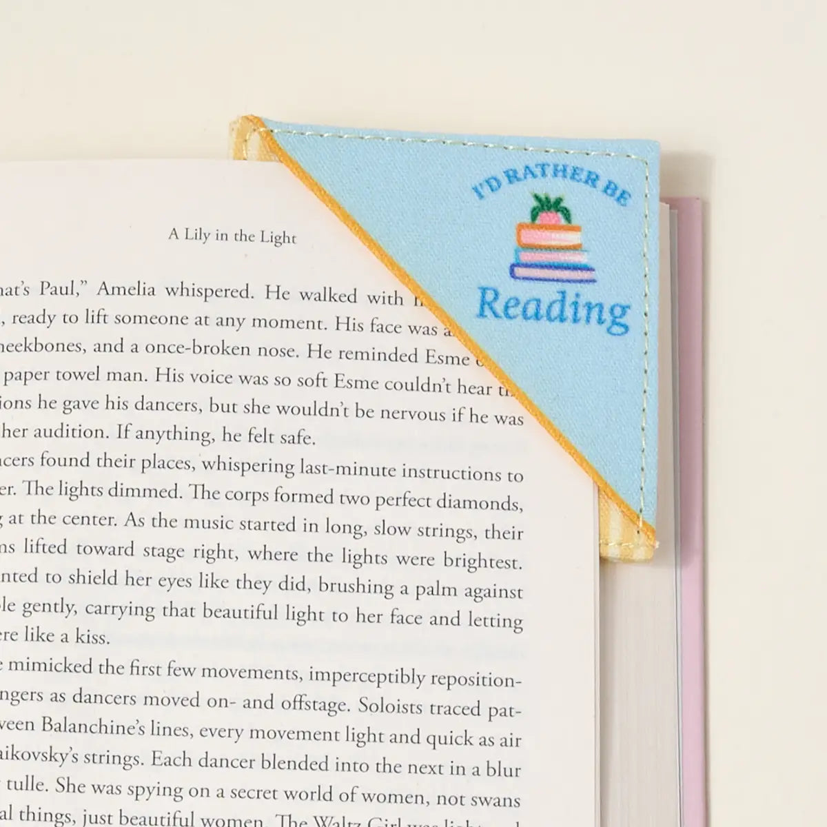 Corner Keeper Fabric Bookmark | Rather Be Reading