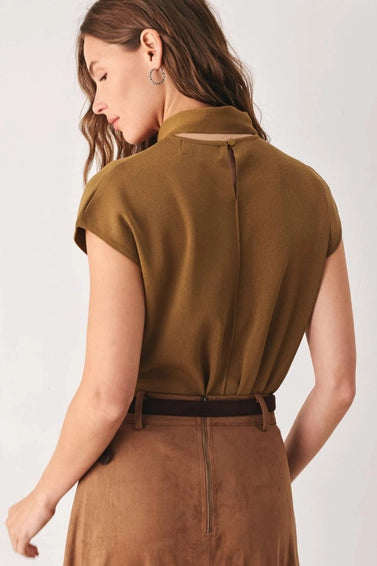 Sabrina Neck Tie Sweater