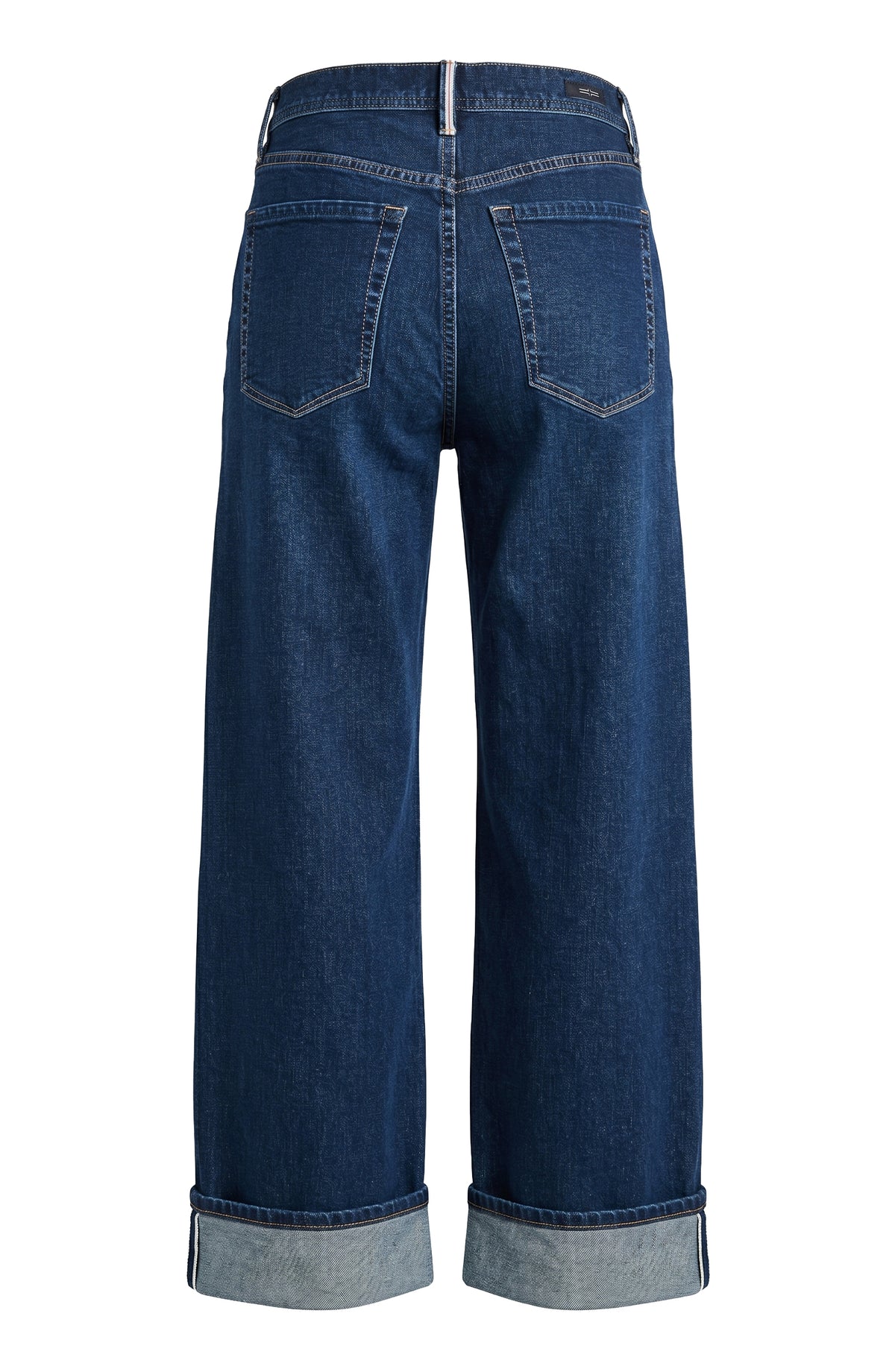 Liverpool Selvedge Morgan Hi Rise Cuffed Wide | Cosmic Dust