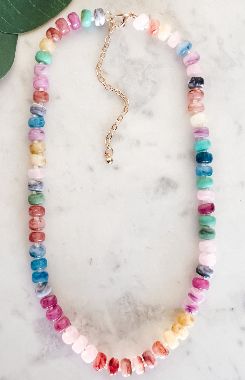 Ombre Beaded Necklace 
