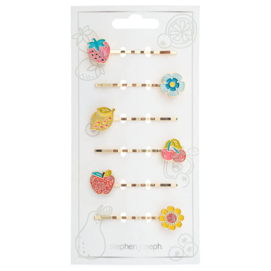 Enamel Hair Pins | Garden