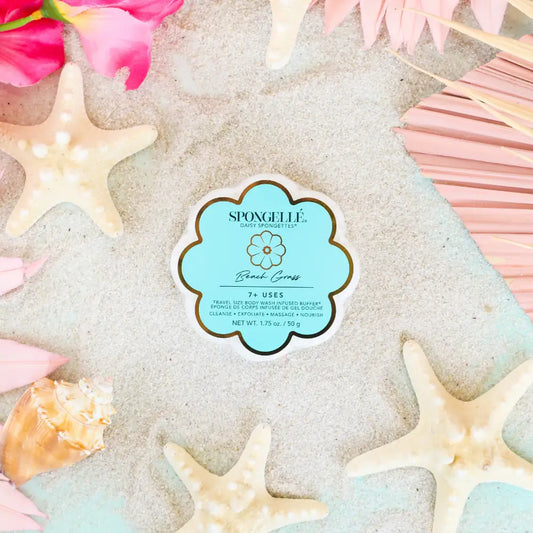 Beach Grass Daisy Spongette  | Soap Sponge | Soap Buffer