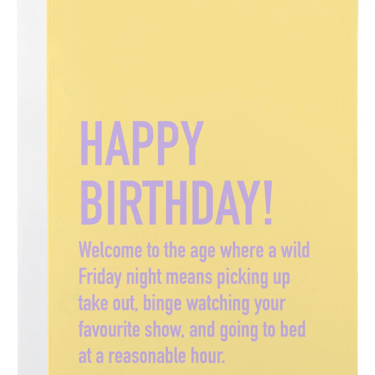 Wild Friday Night Card