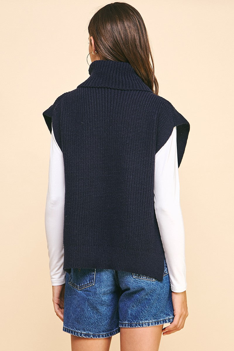 Jessica Sweater Vest | Navy