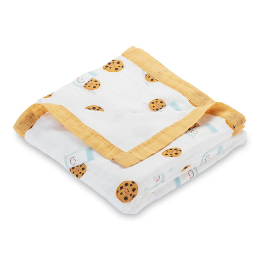 You Complete Me - Bamboo Milk and Cookies Baby Quilt