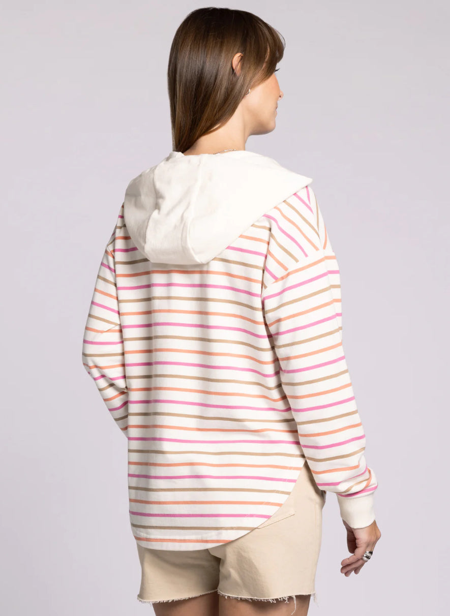 Corinna Striped Hoodie