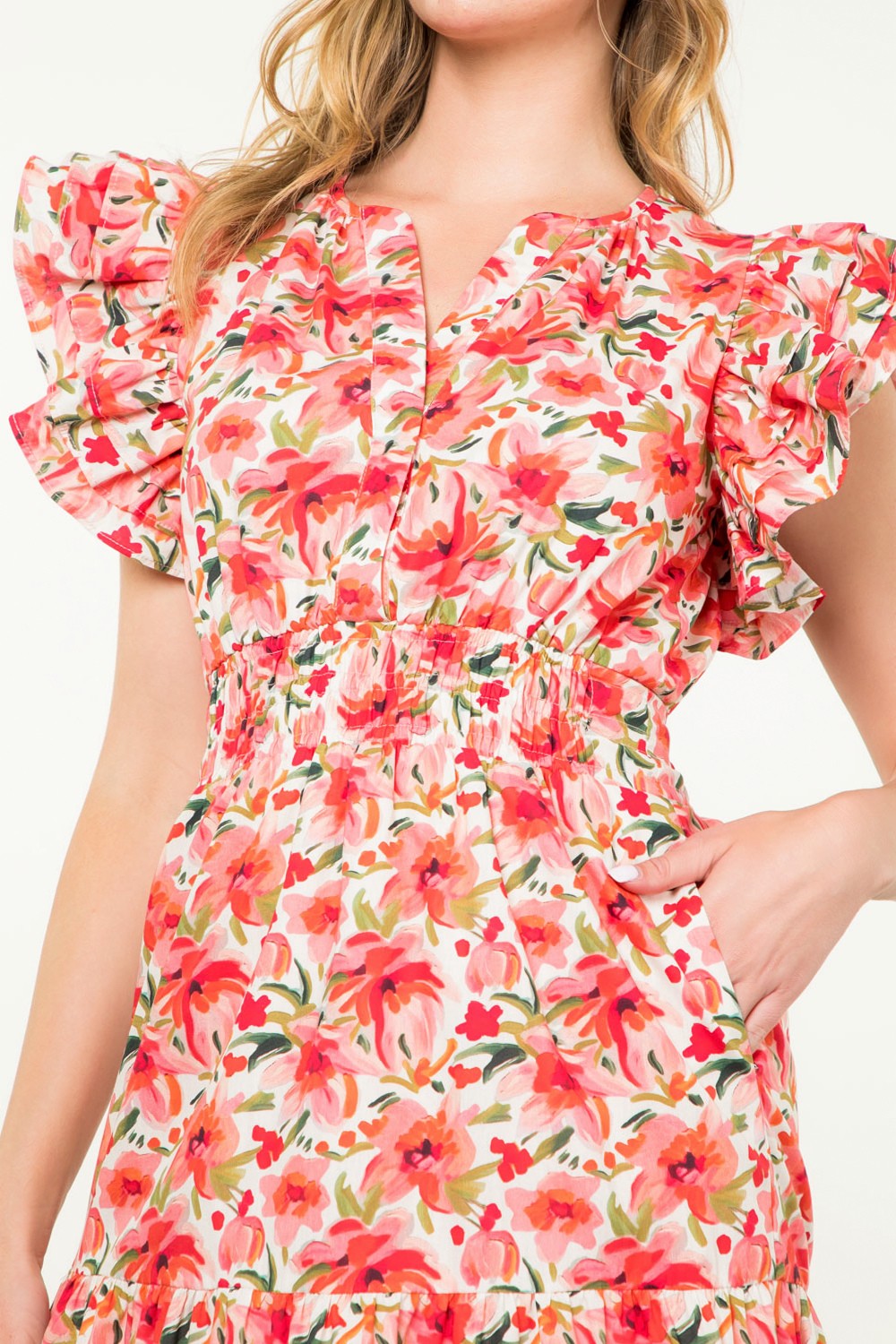 Naya Floral Midi Dress