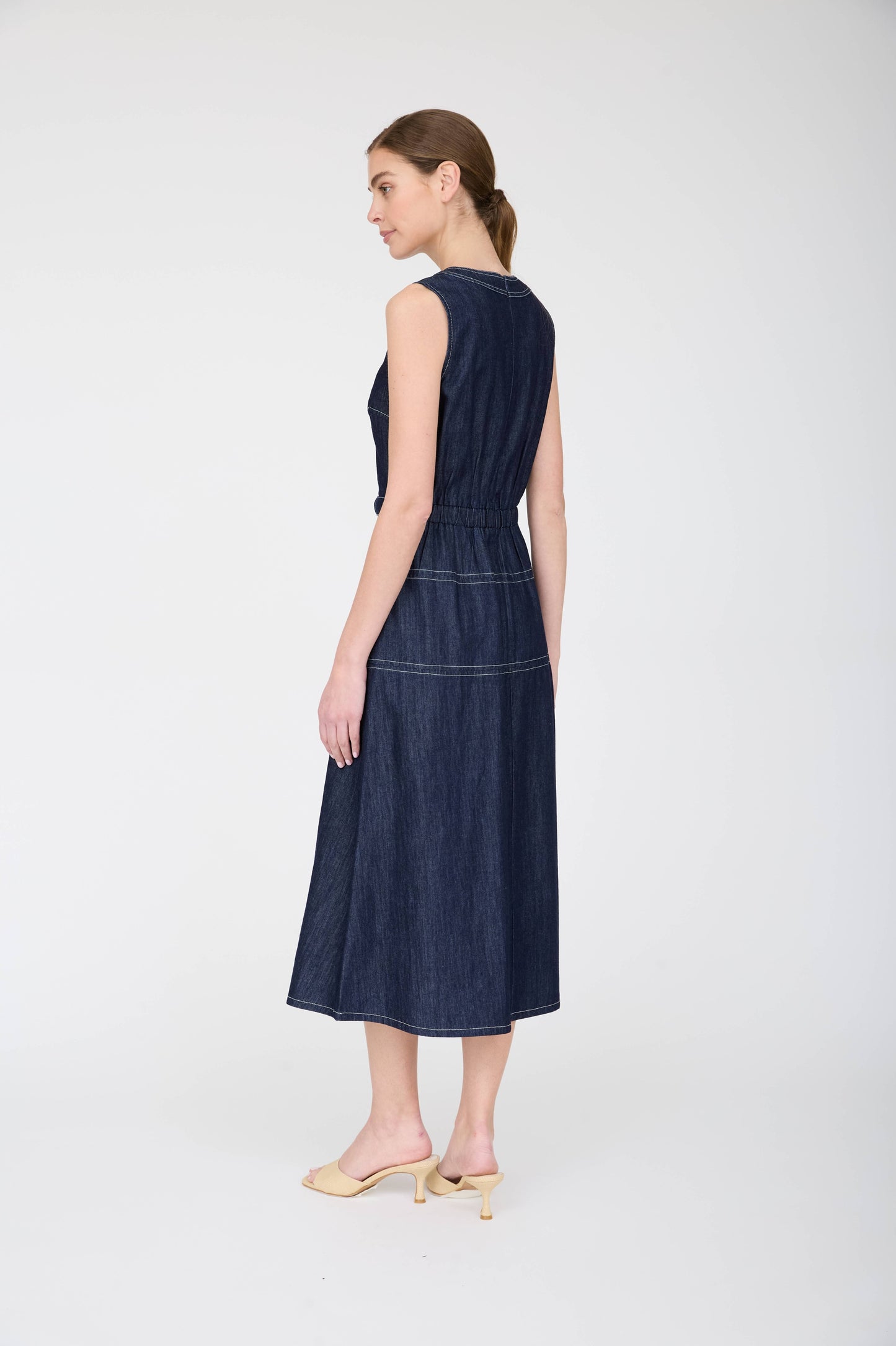 Katie Denim Dress With Belt