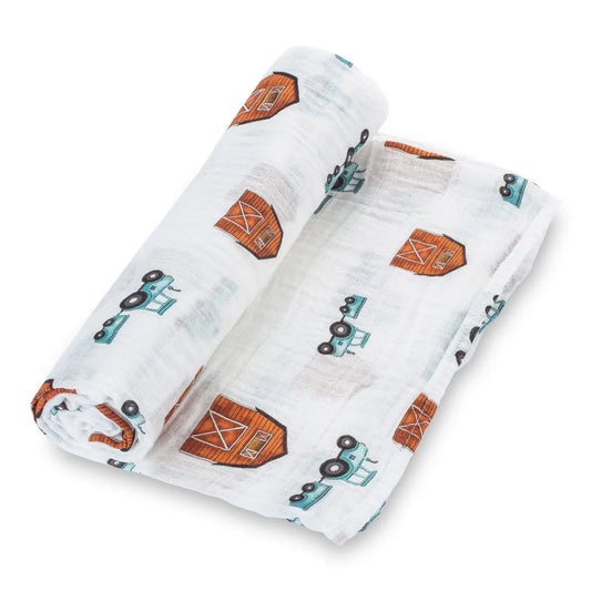 How We Roll Baby Muslin Swaddle Blanket