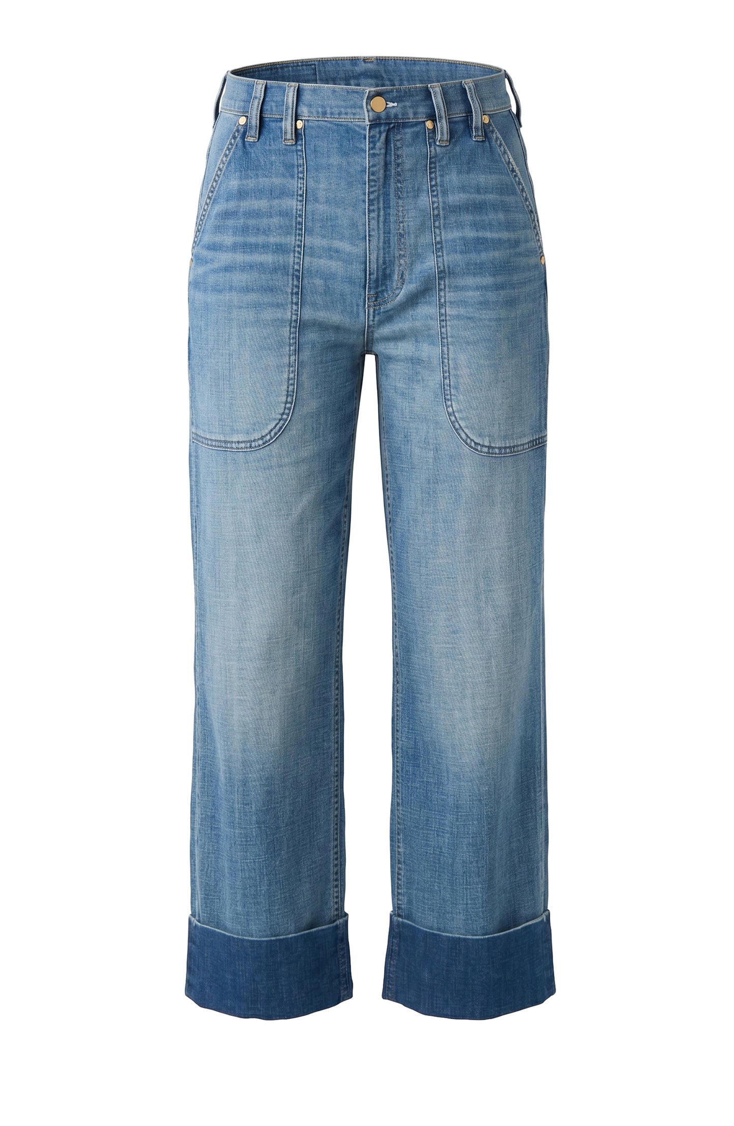 Liverpool HR Relaxed Straight W/ Utility Pockets | Dusk Breeze