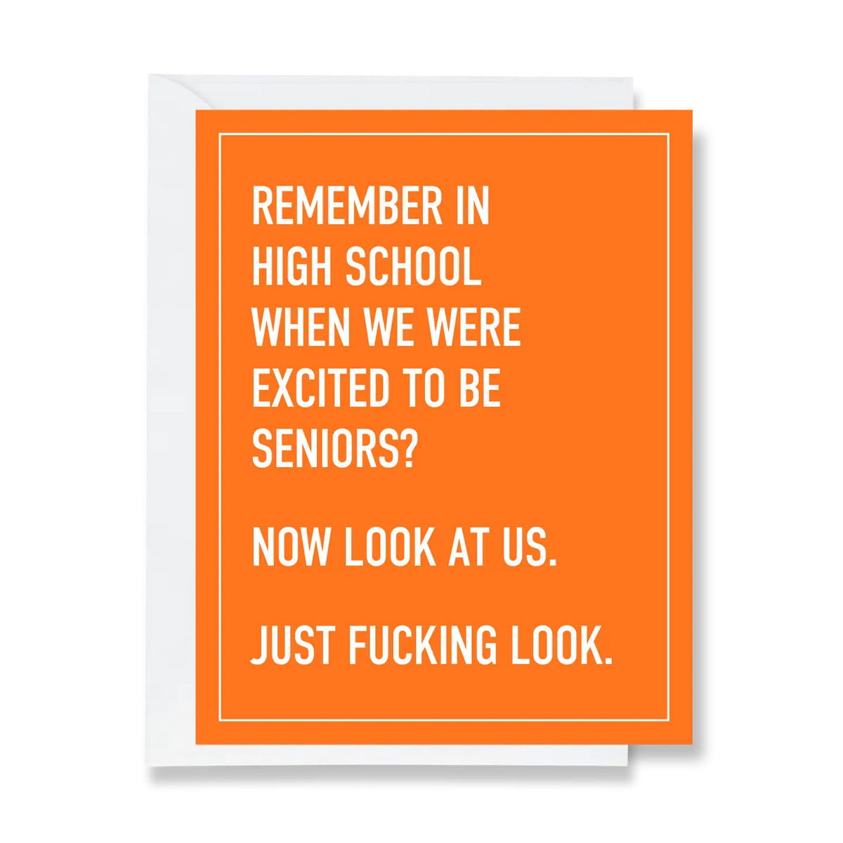 Excited To Be Seniors Greeting Card