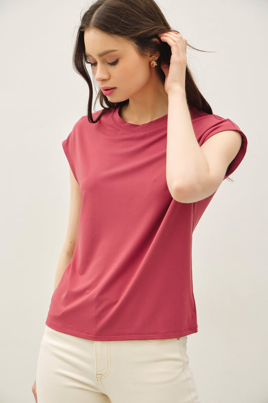 Capsleeve Top | Poppy