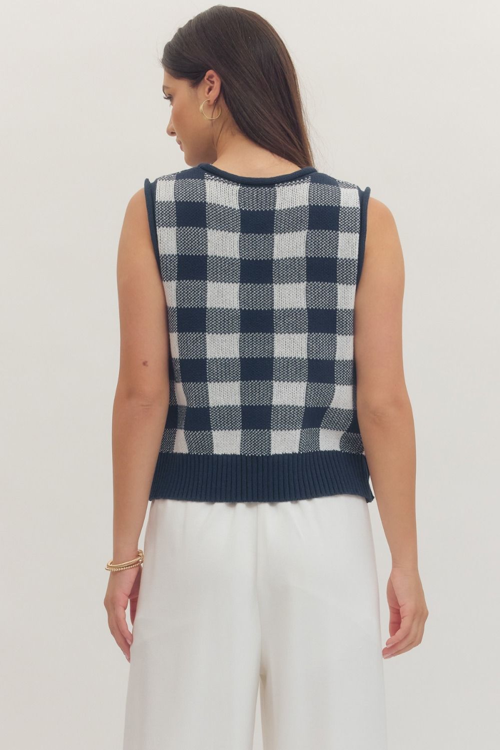 Kenzie Checkered Top