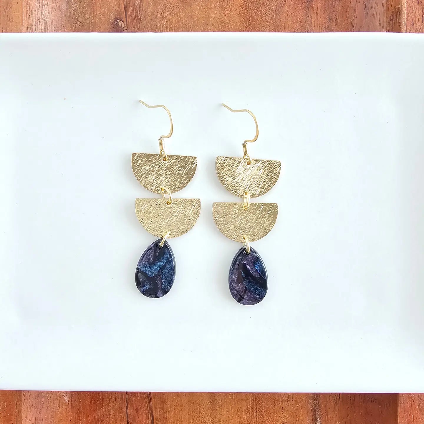Aria Earrings | Midnight Shimmer