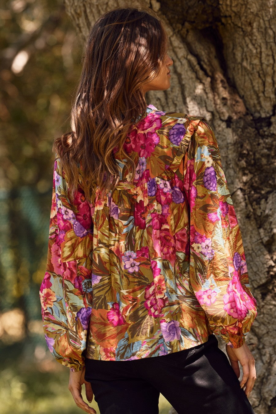 Nora Floral Printed Blouse