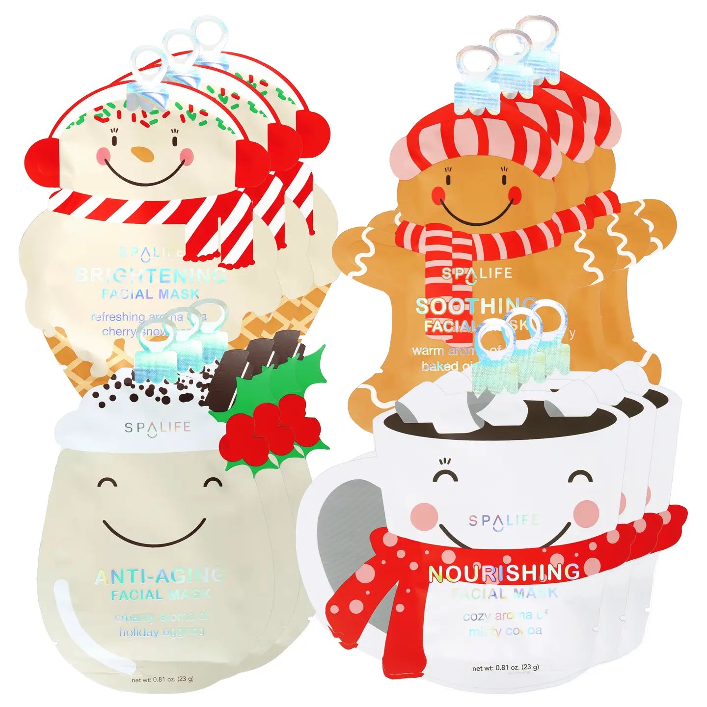 Holiday Treats Assorted Skincare Masks
