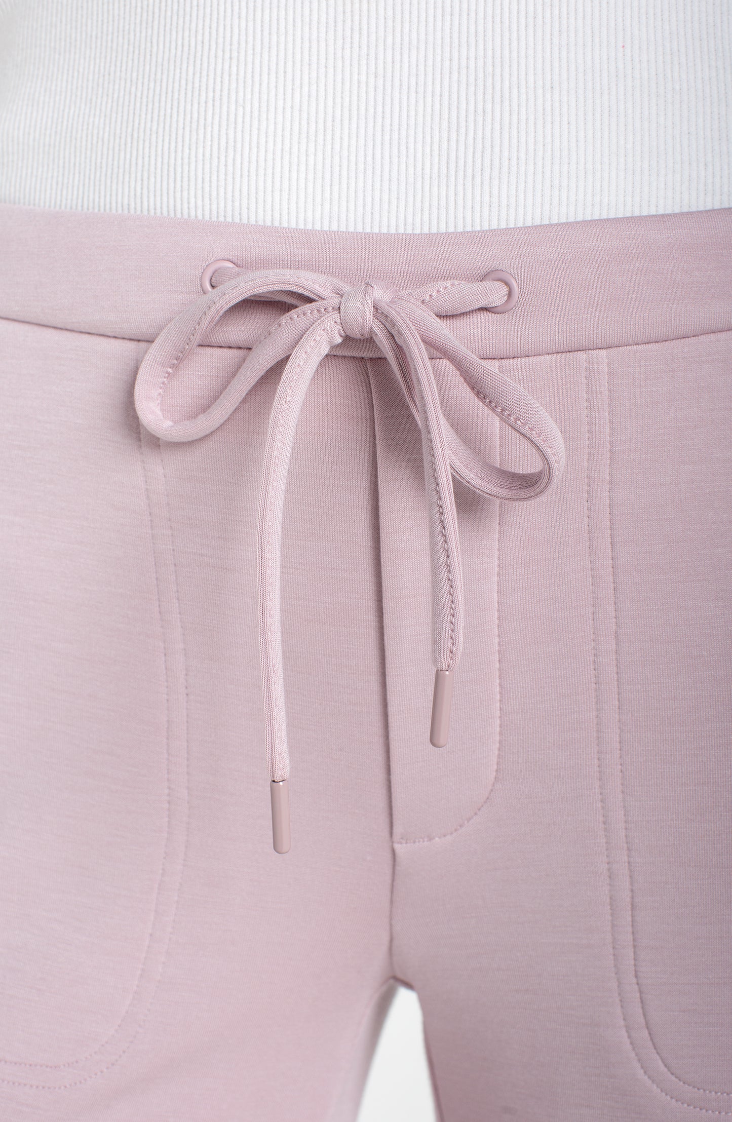 Liverpool Pull-on Wide Leg Crop | Lilac Shadow