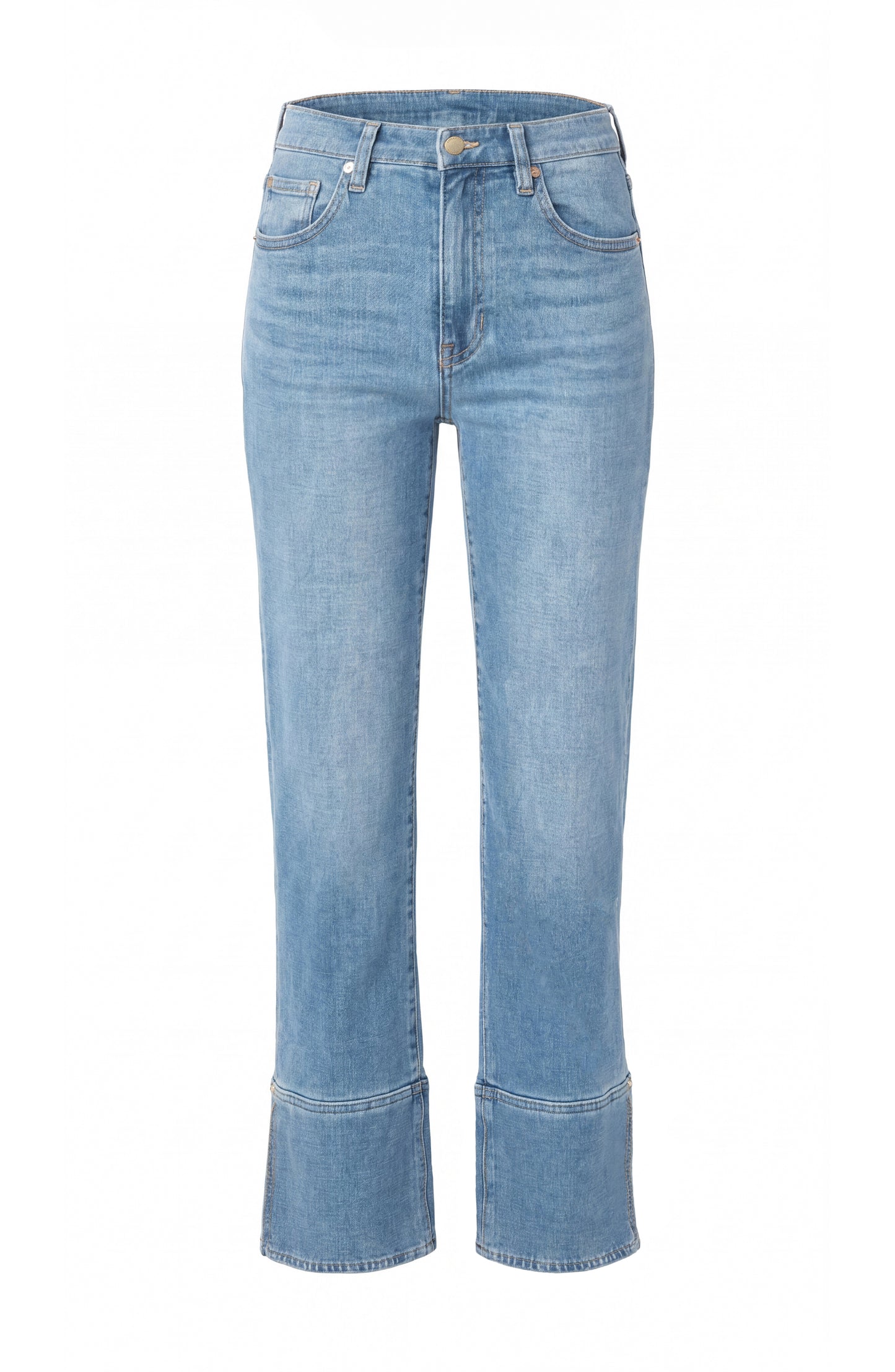 Liverpool Kennedy Straight W/ Cuff + Slit | Cowboy Sky