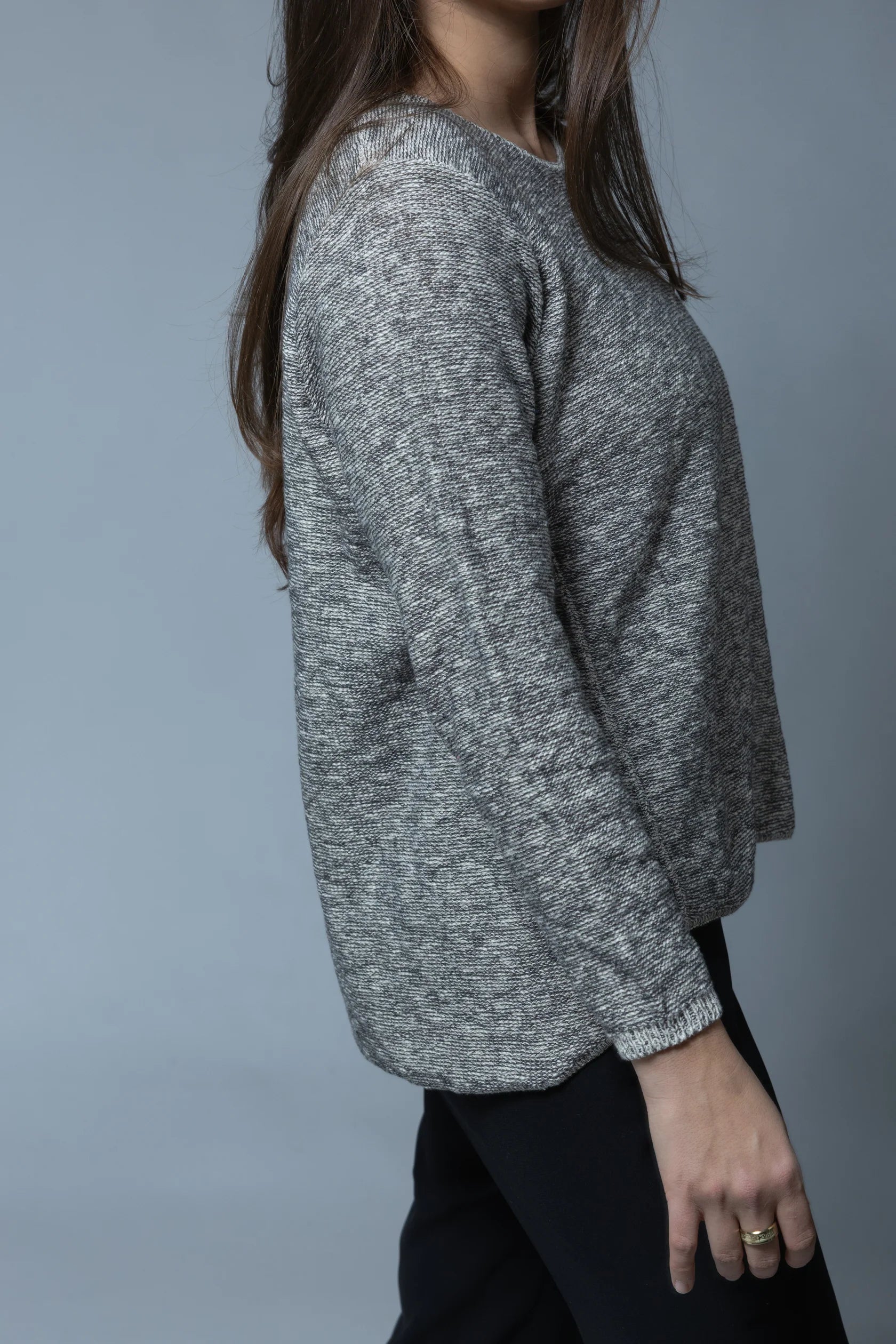 Long Sleeve Crew Neck Top