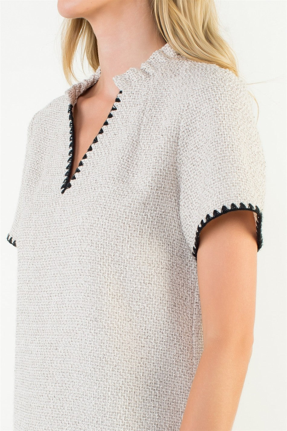 Oaklyn Tweed Top