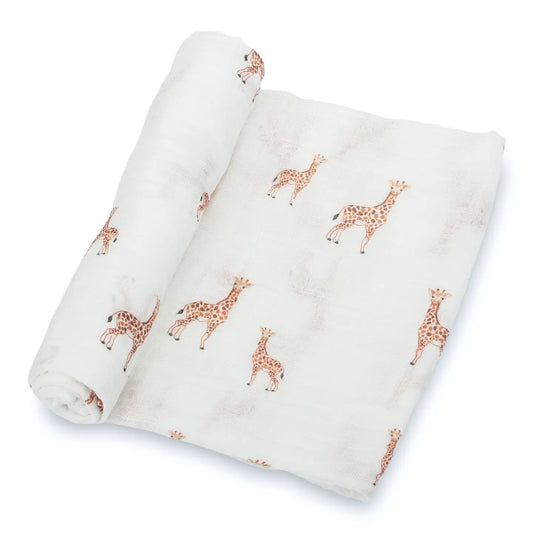 Giraffe Baby Swaddle Blanket