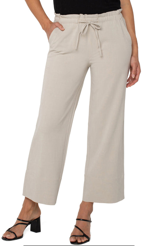 Liverpool Pull On Tie Waist Wide | Dusty Tan 