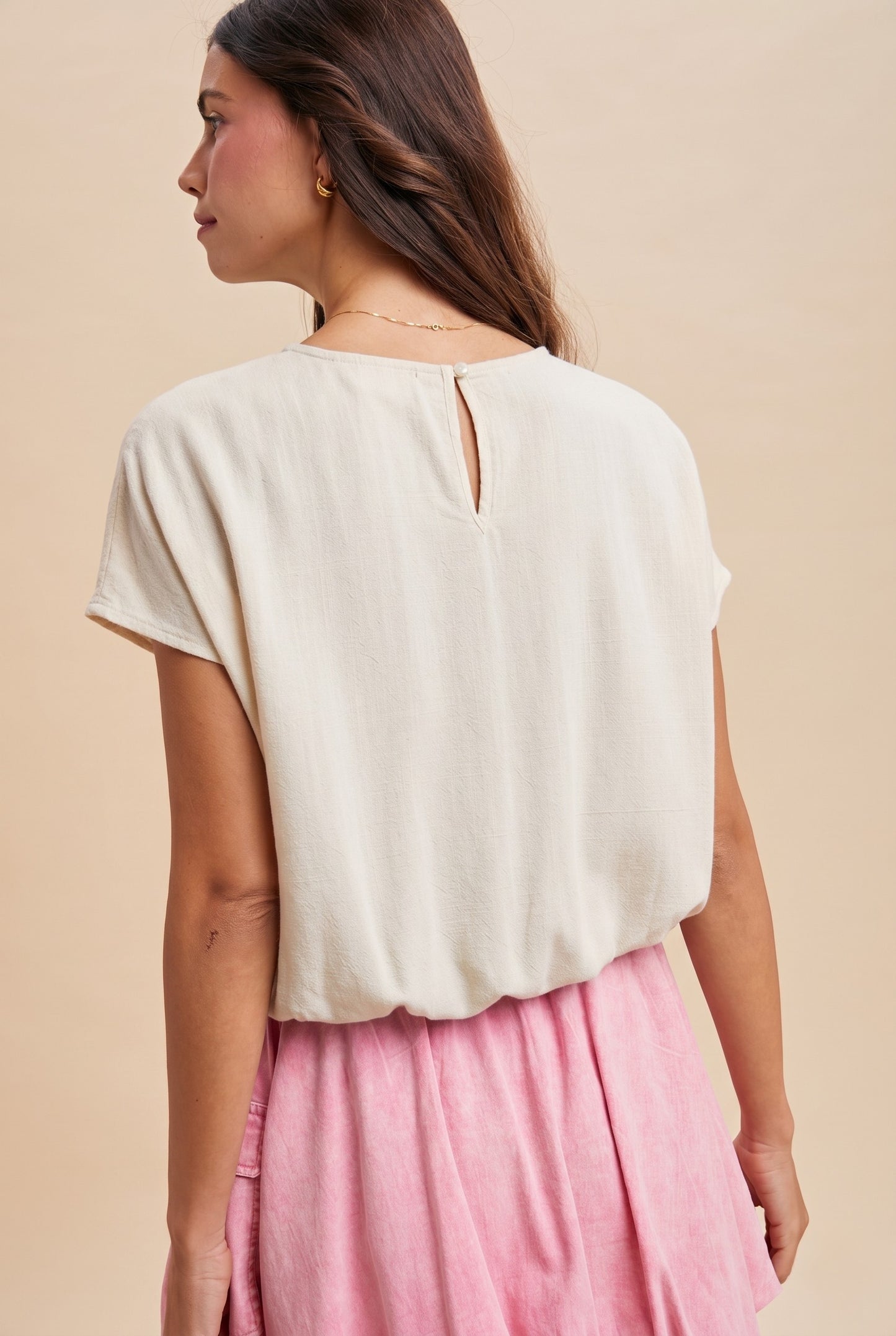 Jodie Cropped Bubble Top