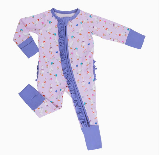 Goose Parade Baby Bamboo Pajamas